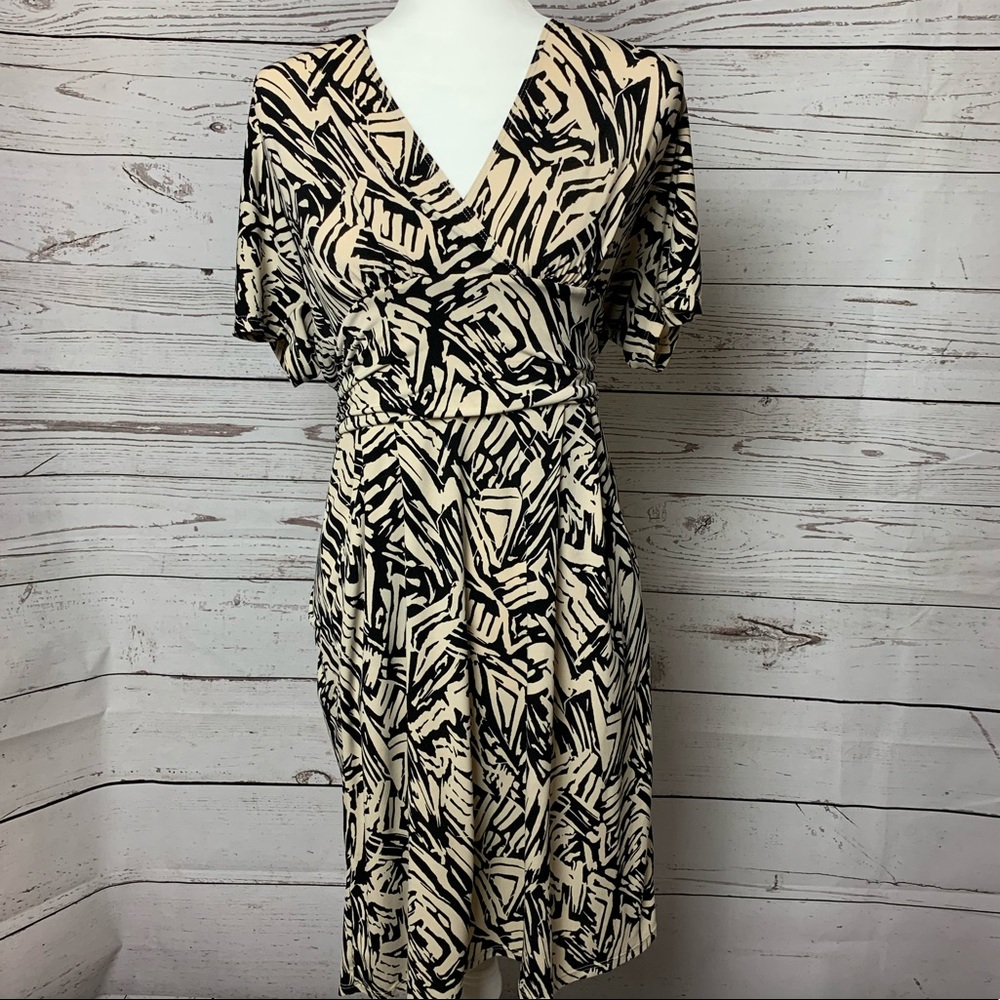 Max and Cleo V-Neck Wrap Dress